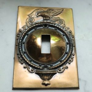 Vintage eagle light switch cover